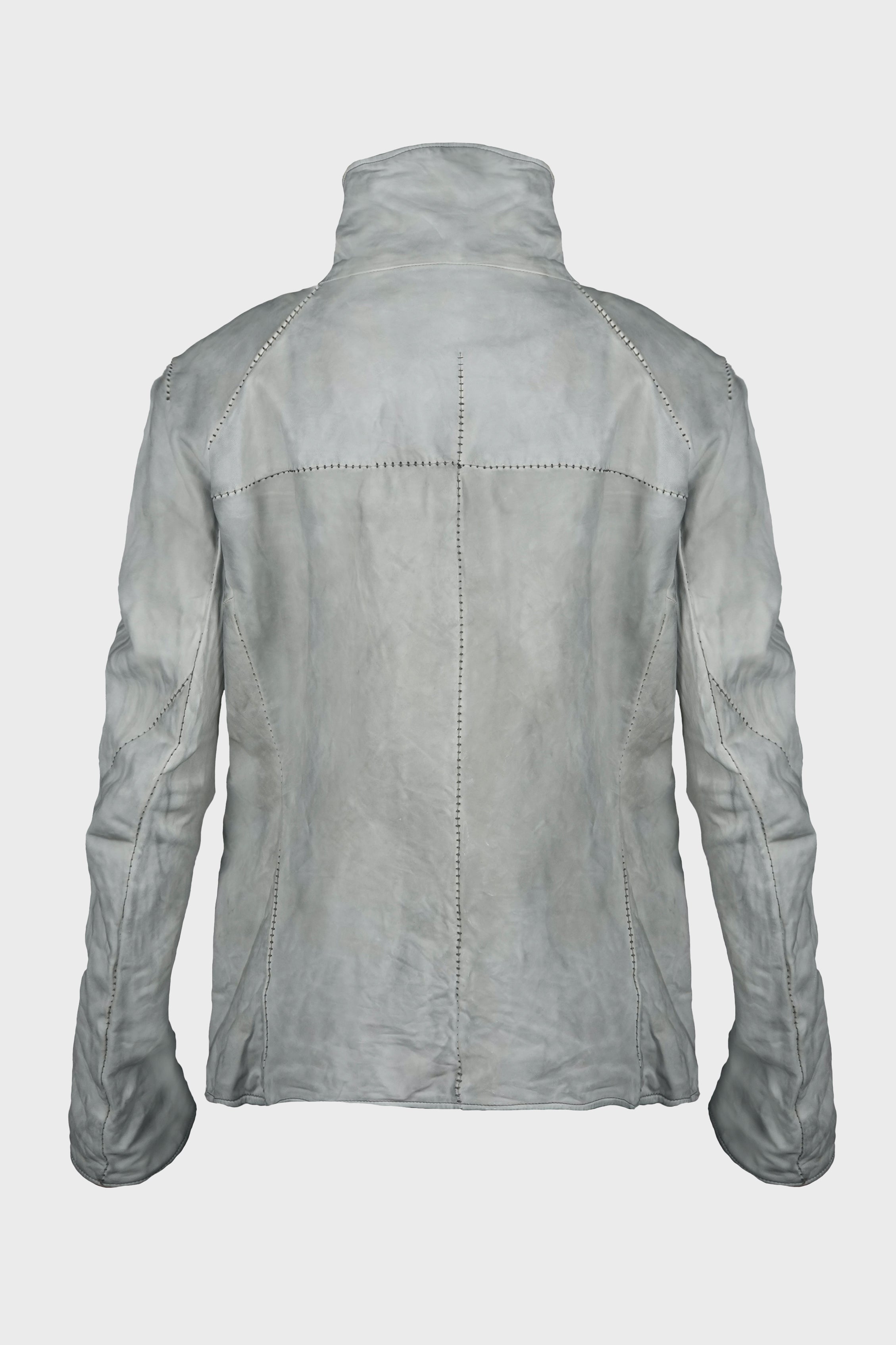 HIGH NECK BLOUSON DIRTY LIGHT GREY