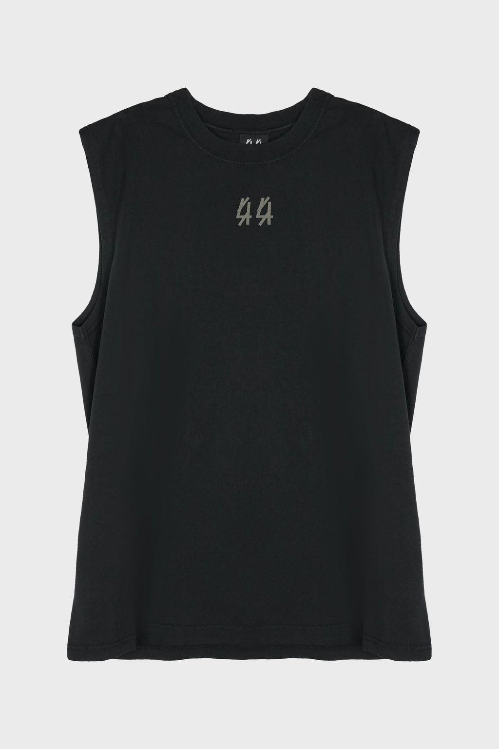SLEEVELESS TEE FADED BLACK + 44 SMOKE GREY