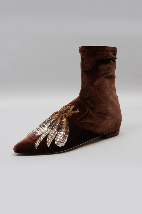 Mocha SOCK SLIPPERS