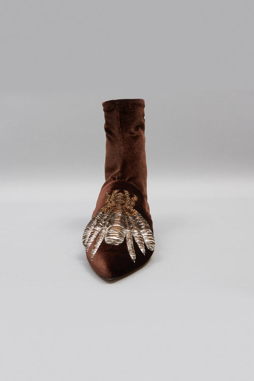 Mocha SOCK SLIPPERS
