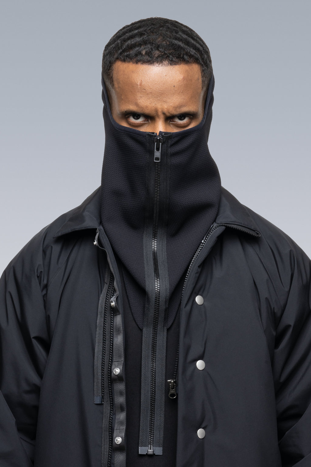 NG4-SS Modular Zippered schoeller® 3XDRY® WB-400™ Neck Gaiter - Black