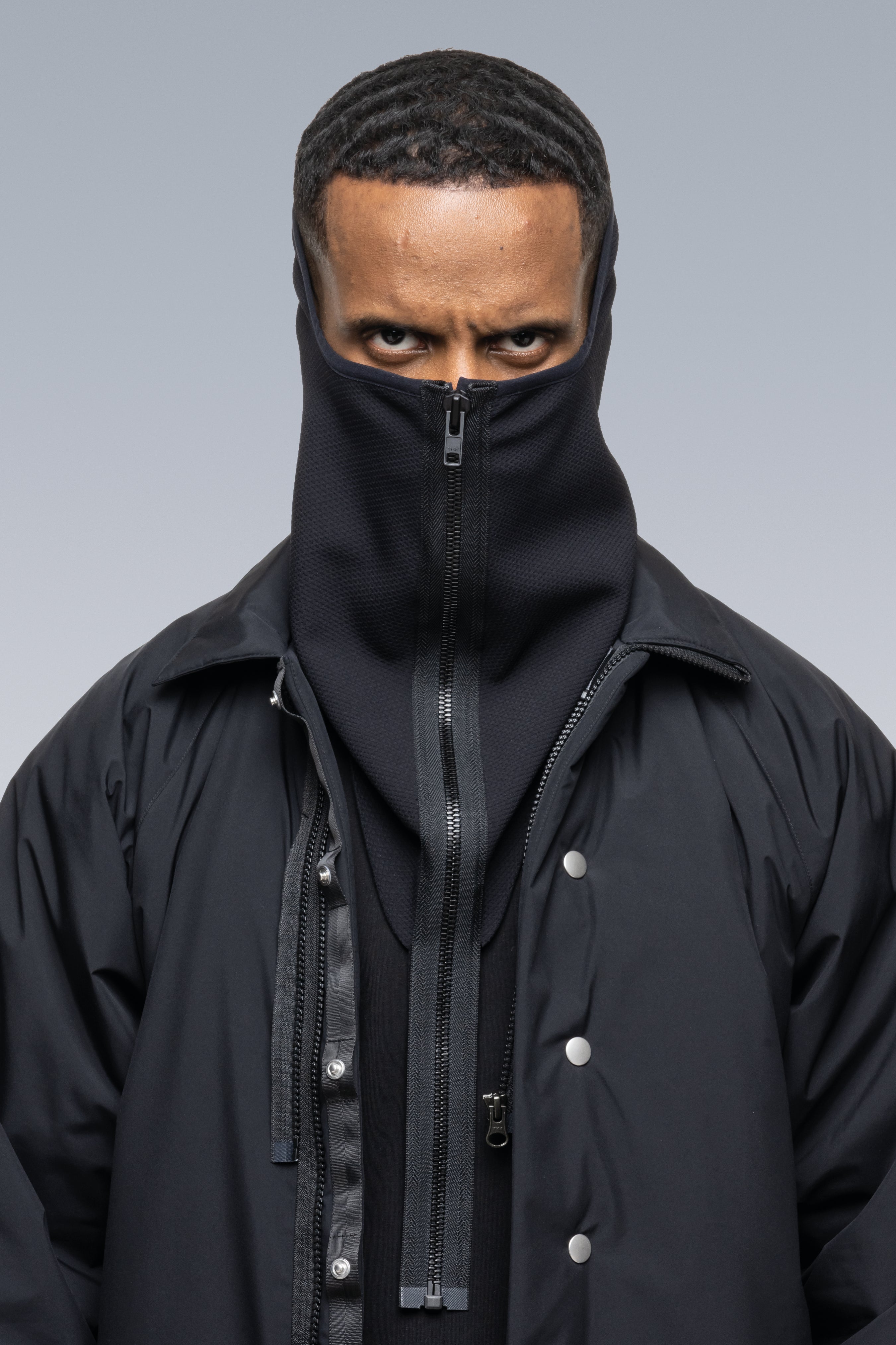NG4-SS Modular Zippered schoeller® 3XDRY® WB-400™ Neck Gaiter - Black