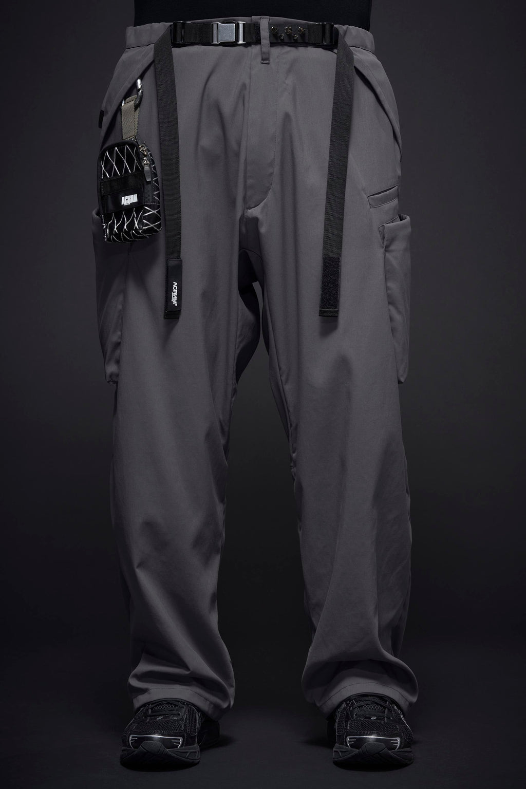 P55-M Nylon Stretch Cargo Trouser - Blaugrau