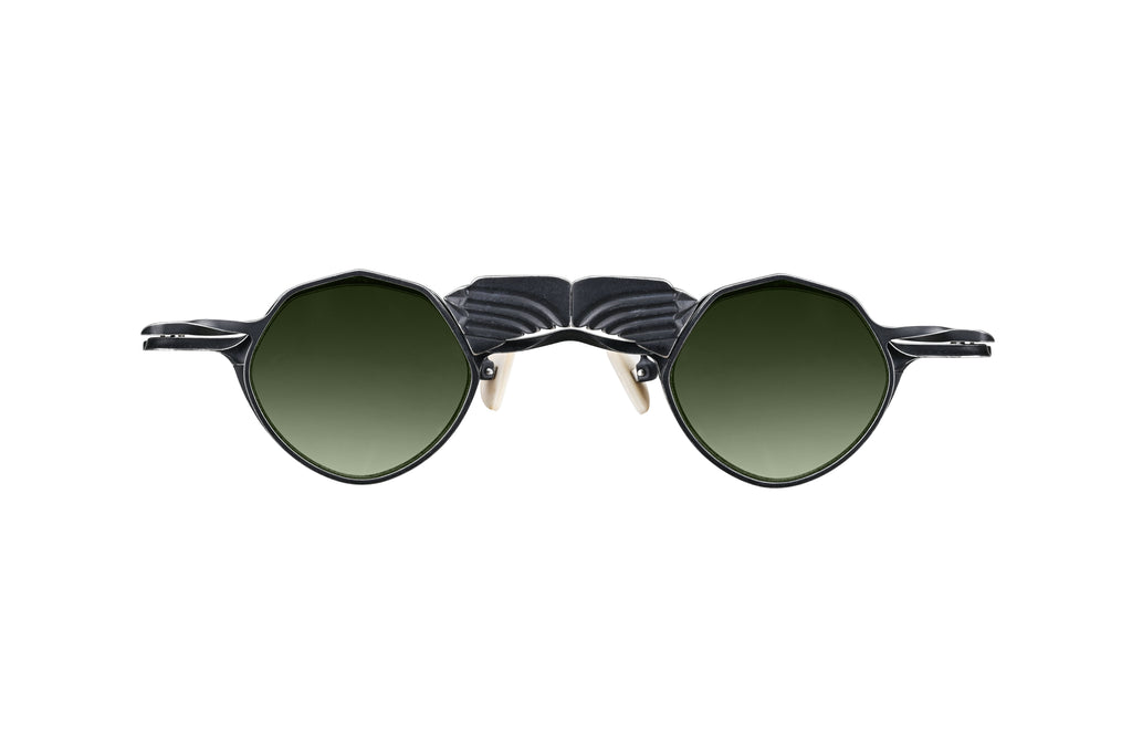 X KAMONUJ VINTAGE BLACK + BLACK SUNGLASSES