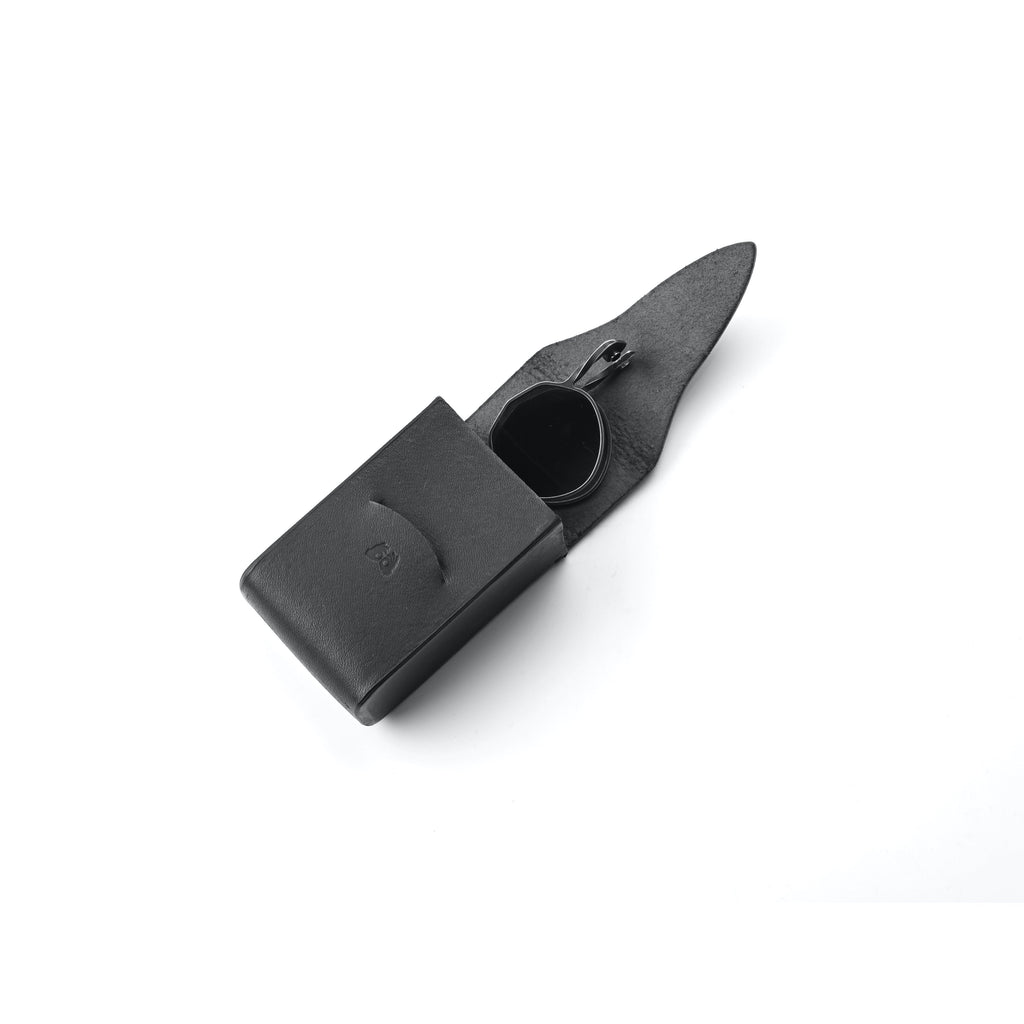 X KAMONUJ VINTAGE BLACK + BLACK SUNGLASSES