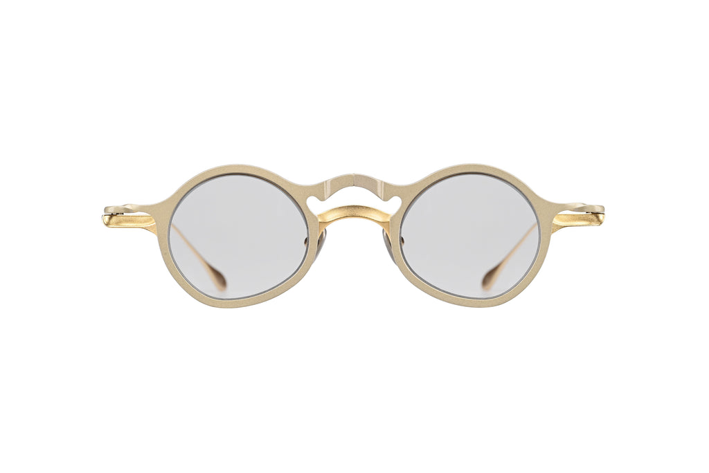 GOLD + PALE GOLD CLIP SUNGLASSES