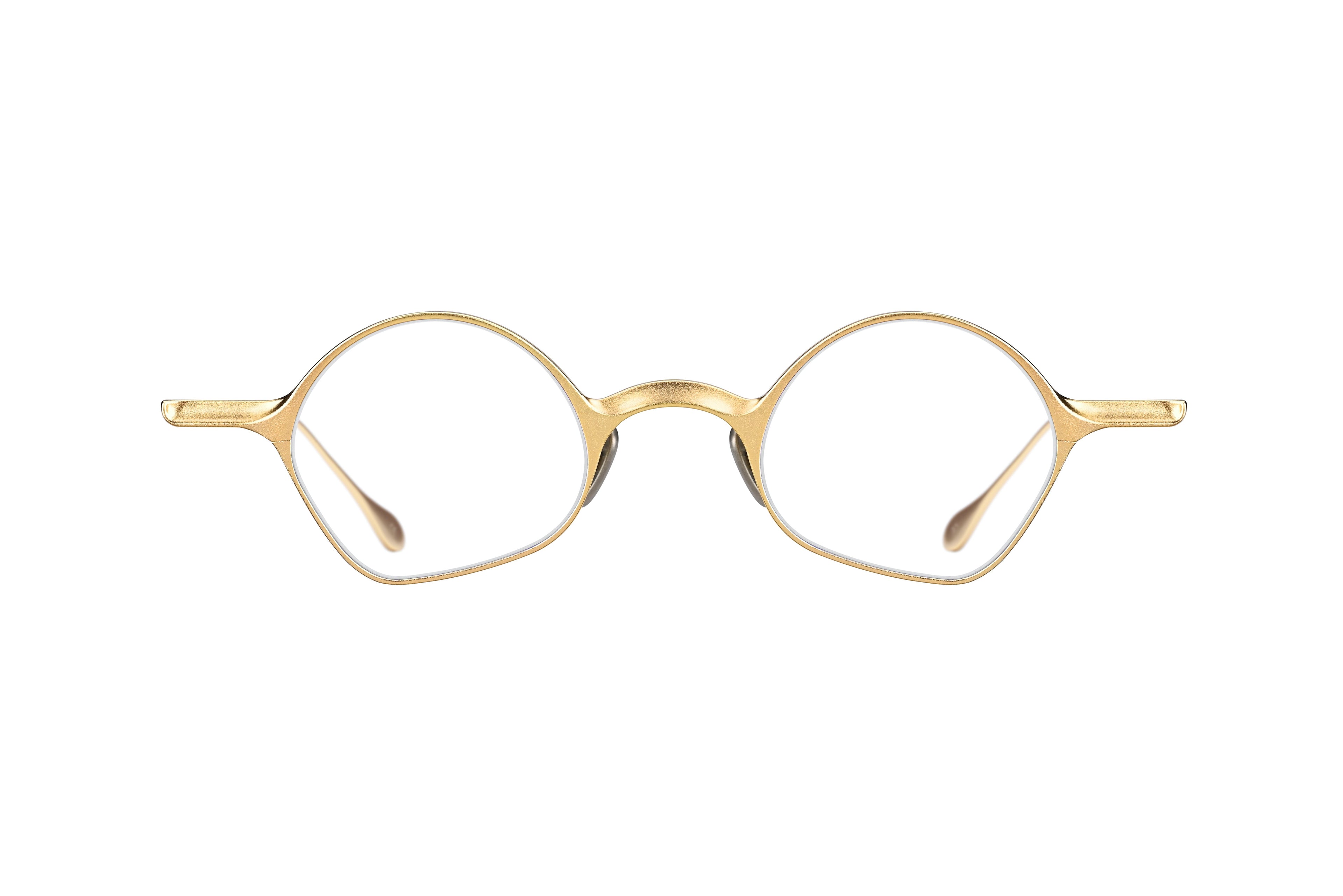 GOLD + PALE GOLD CLIP SUNGLASSES