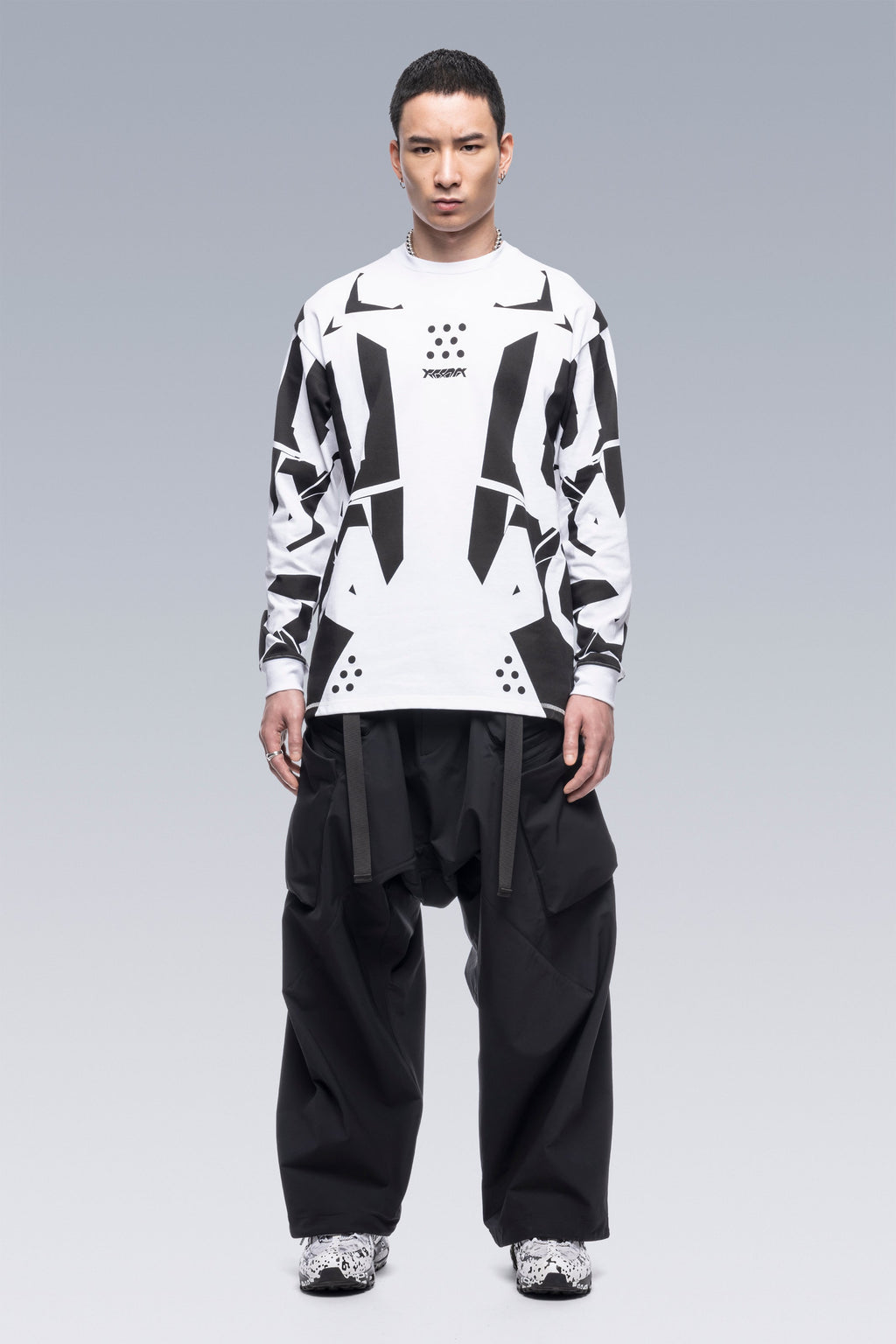 S36-PR 100% Cotton Long Sleeve T-shirt - White