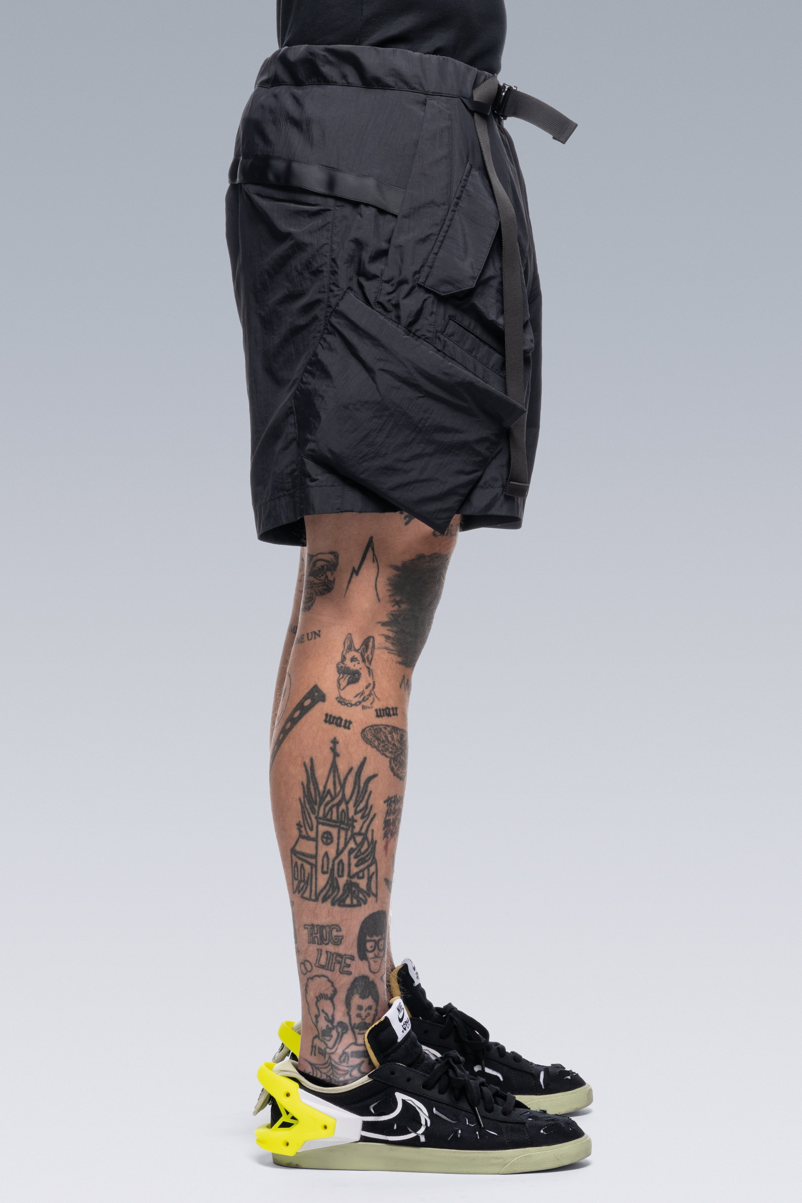 SP29K-M Nylon BDU Short Pant - Black