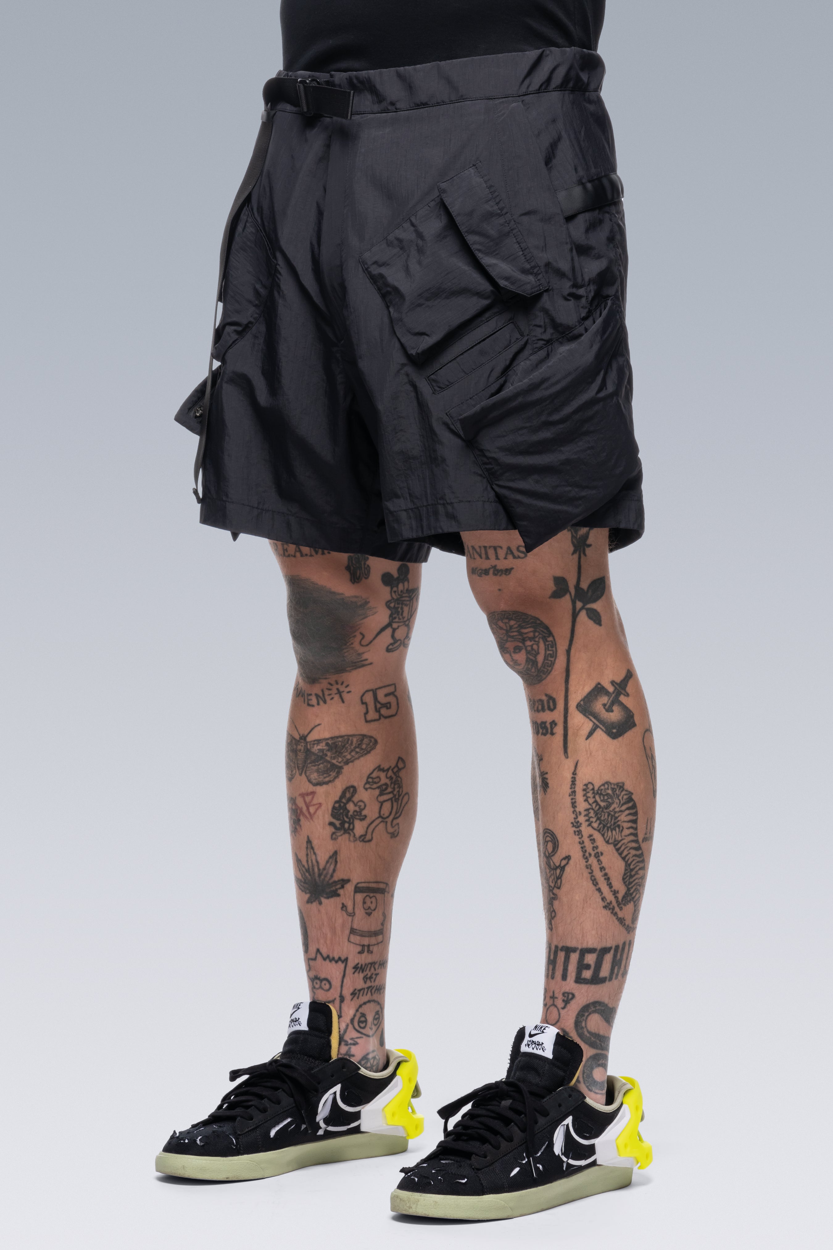 SP29K-M Nylon BDU Short Pant - Black