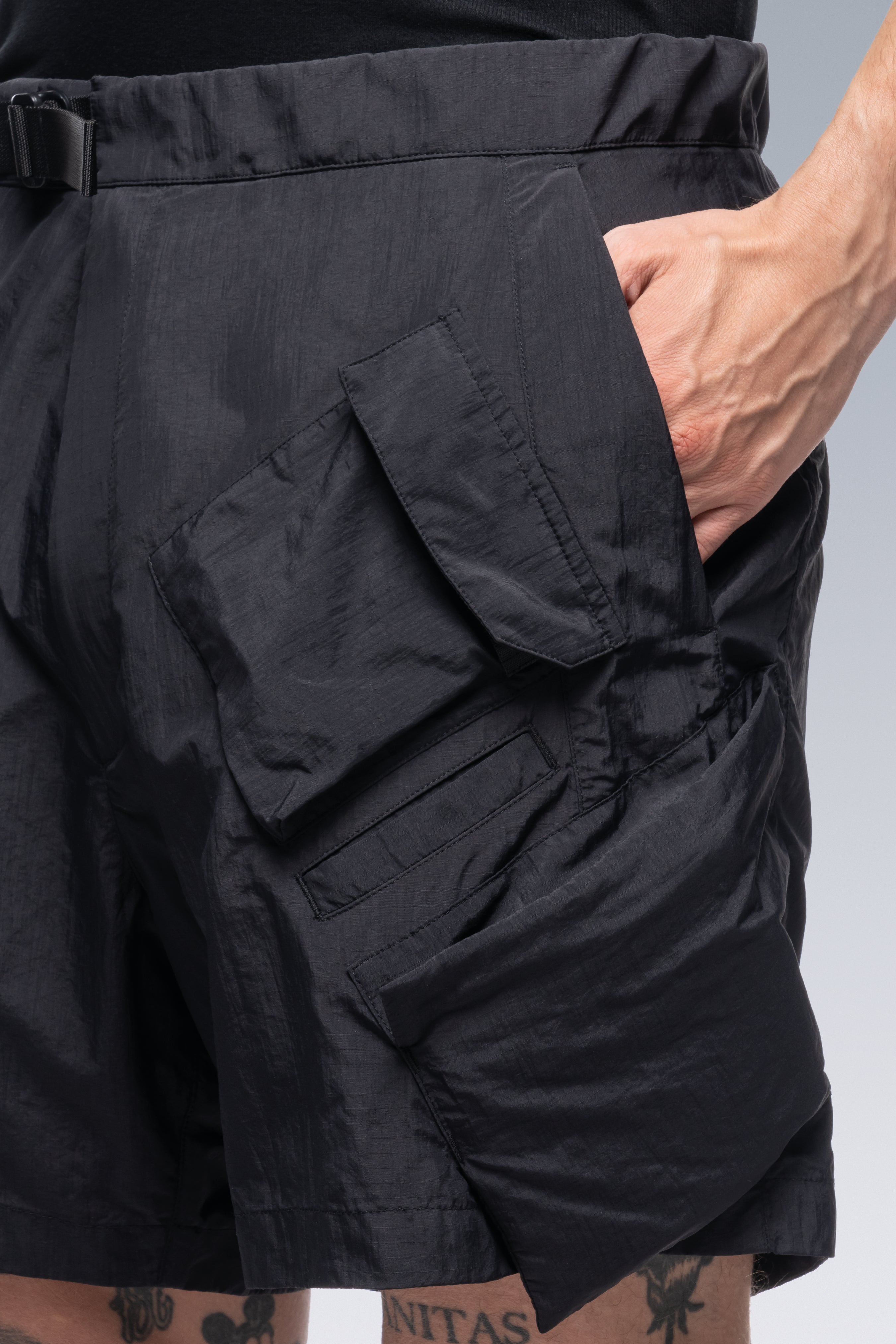 SP29K-M Nylon BDU Short Pant - Black