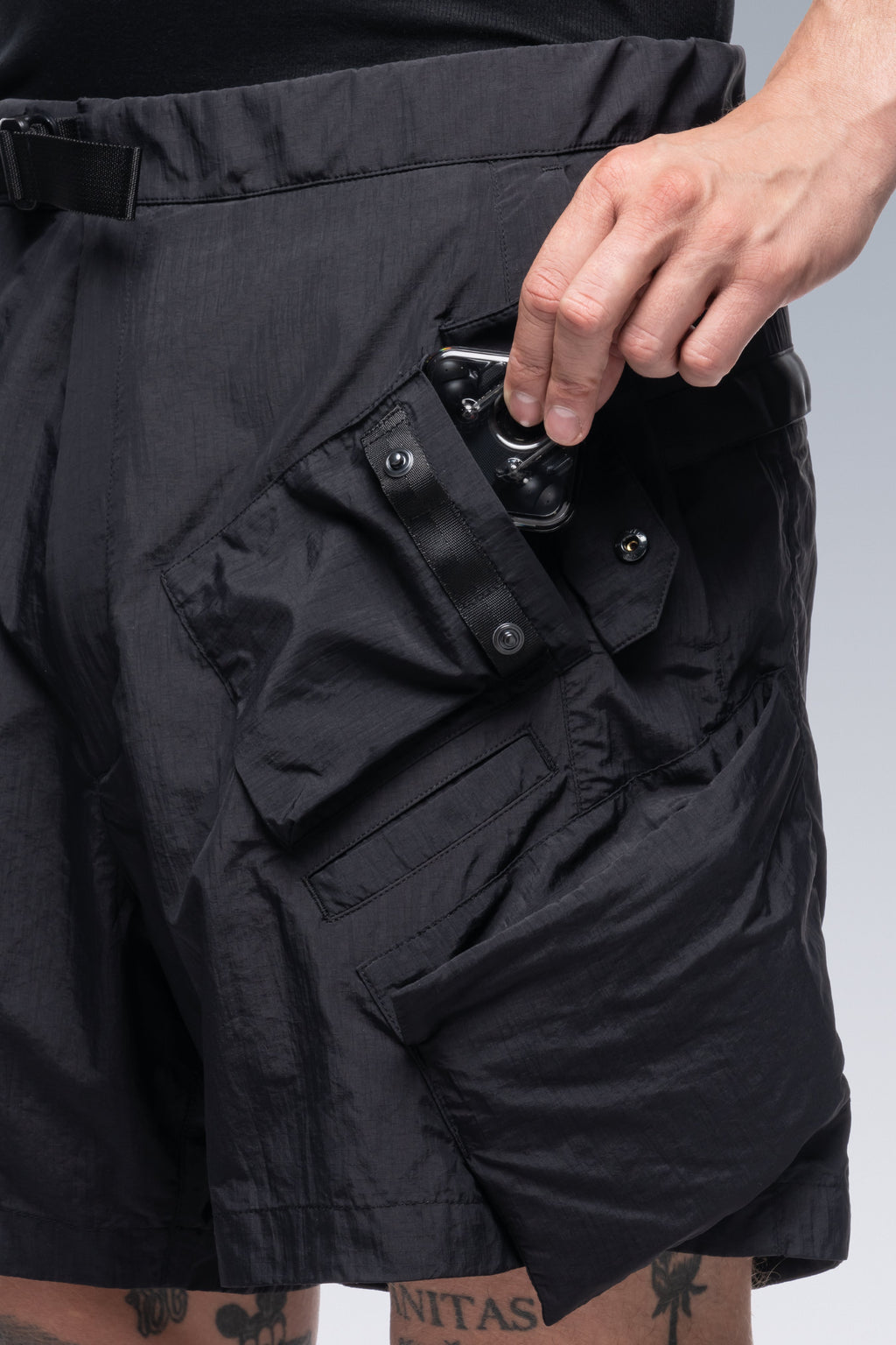SP29K-M Nylon BDU Short Pant - Black