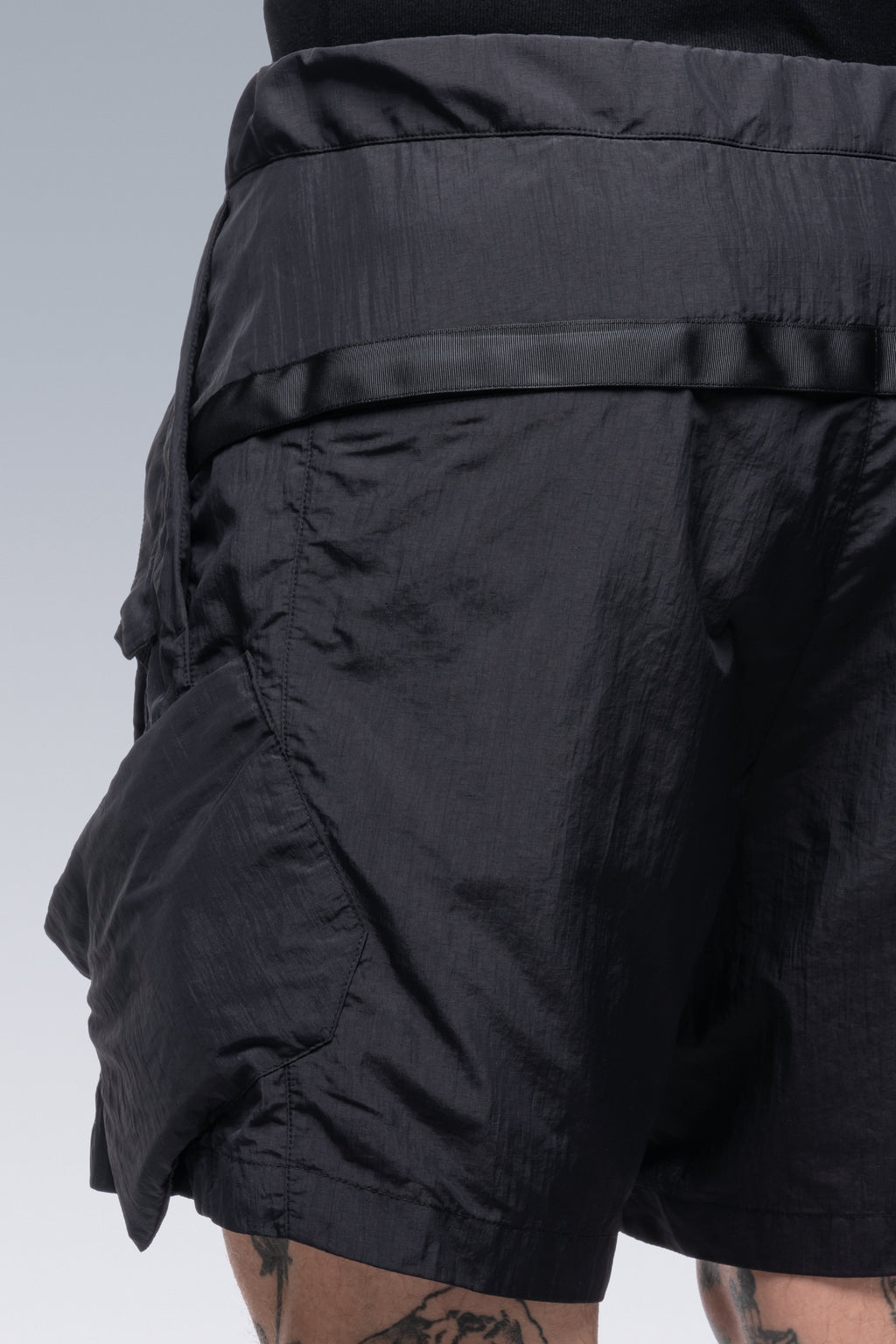 SP29K-M Nylon BDU Short Pant - Black