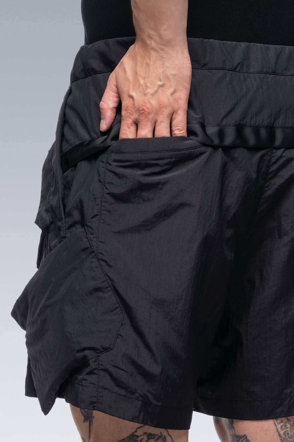 SP29K-M Nylon BDU Short Pant - Black