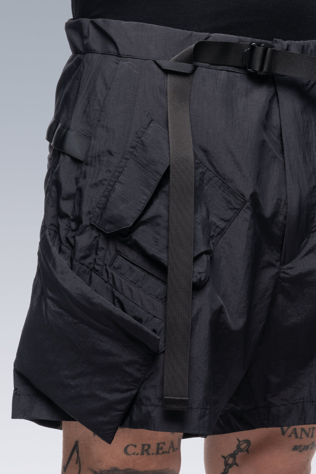 SP29K-M Nylon BDU Short Pant - Black