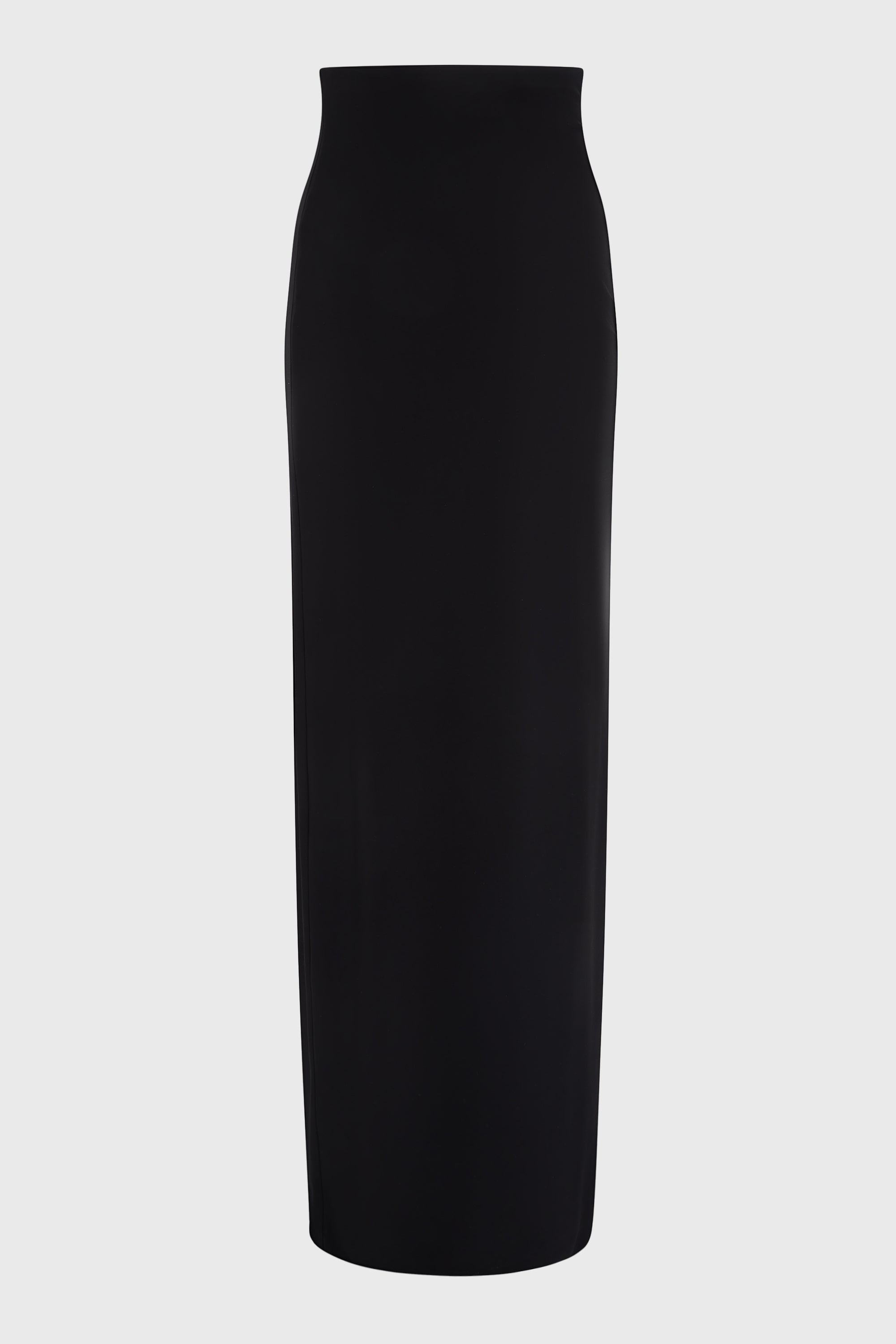 CLAW MINI-MAXI DRAPED SKIRT BLACK