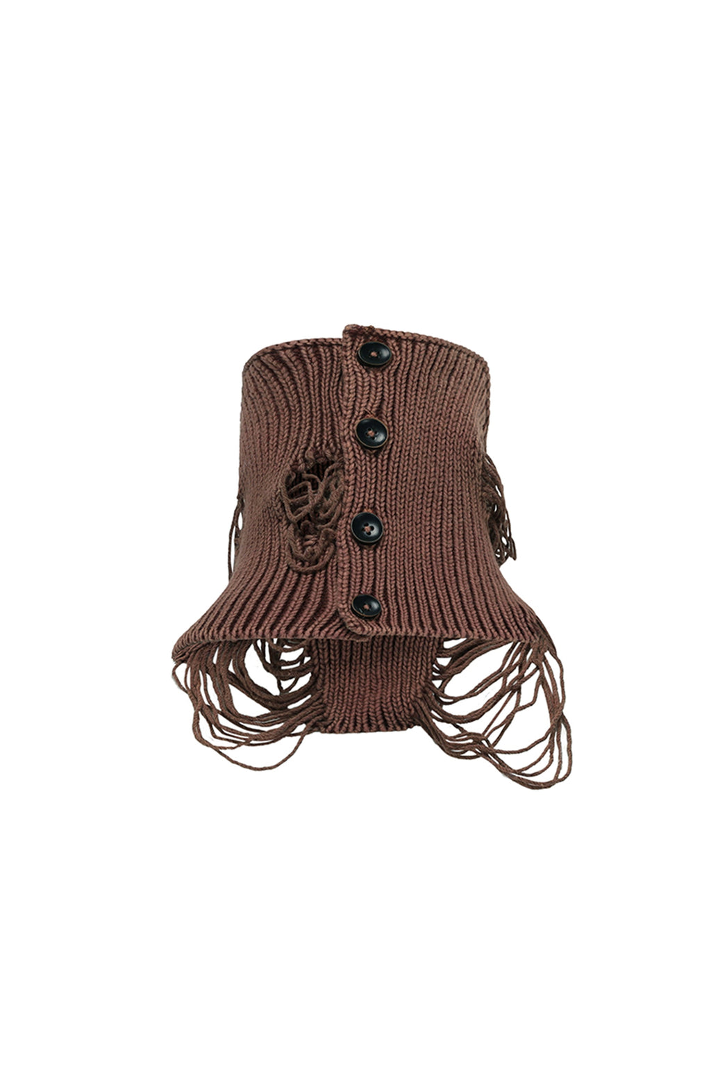 STONE WASHED RIB NECK GAITER DARK PINK