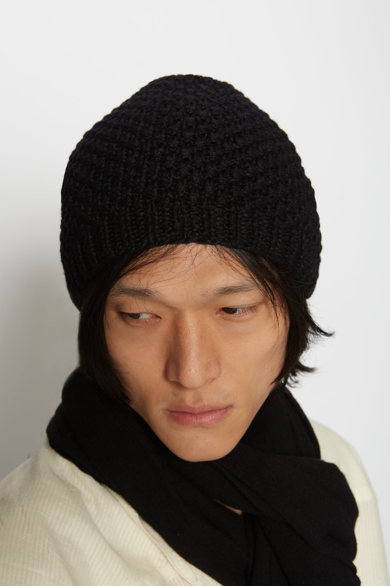 CAP MOSS - BUTTON BLACK